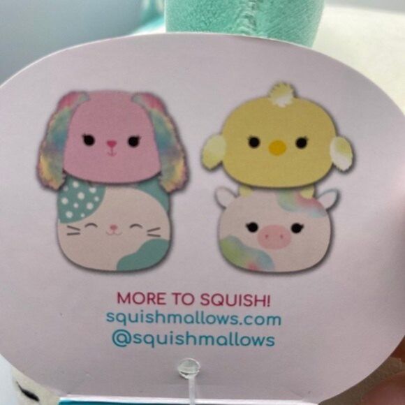 Squishmallow 12" Kesla Cat Stackable with Daisy Flowers Plush Pillow Toy - Picture 6 of 11